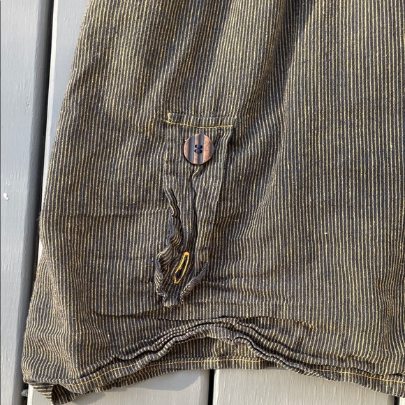 Blue Fish hand painted Floral Brown and gold Dress. Size 1 (10-16) - Picture 7 of 12